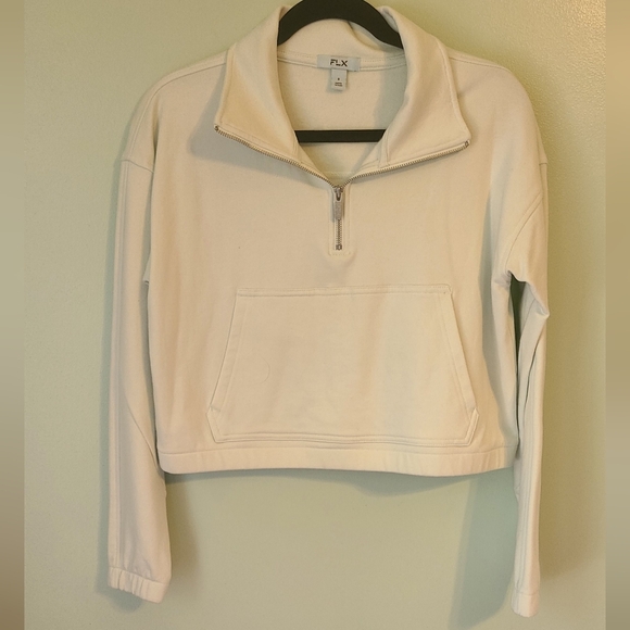 FLX cropped pull over  size Small, color cre'me de mint - Picture 3 of 15